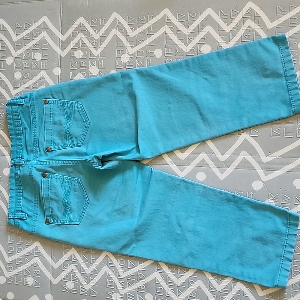 Turquoise Capris - Picture 2 of 5